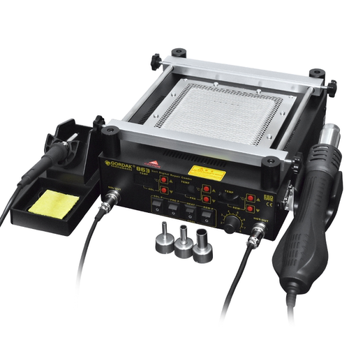 高迪863三合一热风枪焊台853BGA返修预加热平台维修防静电拆焊台 - 图3