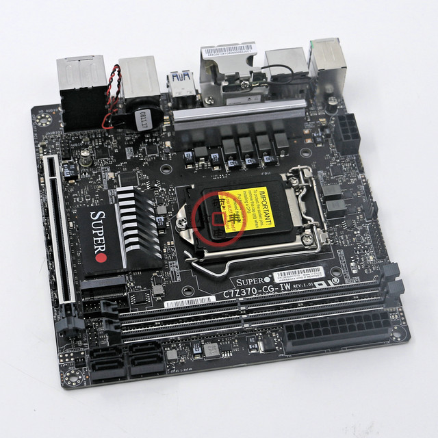 Boxed Super Micro C7Z370-CG-IW mini motherboard