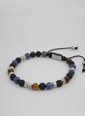 pohier/宝喜儿天然石纯银手链