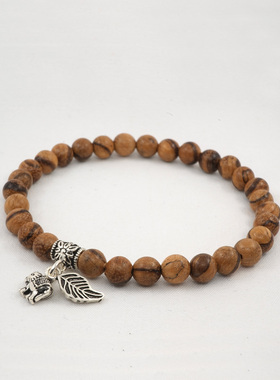 小众纯银天然越南沉香手串佛珠