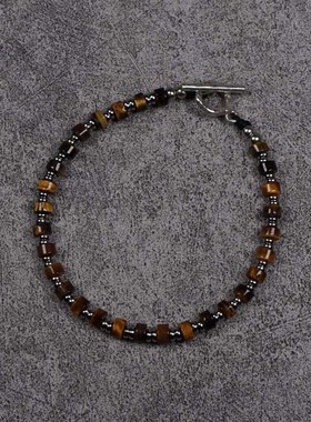 pohier宝喜儿巴西虎眼石手链