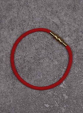 pohier情侣本命年转运红色手绳