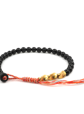 原创六字箴言印尼椰蒂极细手串