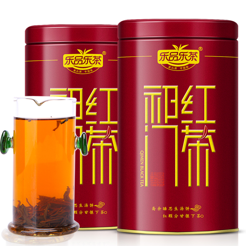 乐品乐茶旗舰店【买1发2】祁门红茶特级正宗浓香型茶叶红茶散装安徽红香螺共250g3