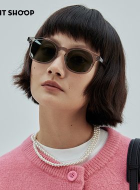 RIGHTSHOOP右店素颜女显瘦防晒紫外线超轻浅色配近视偏光太阳眼镜