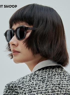 右店超厚质感大脸显瘦素颜女男款浅色防紫外线偏光配近视太阳墨镜