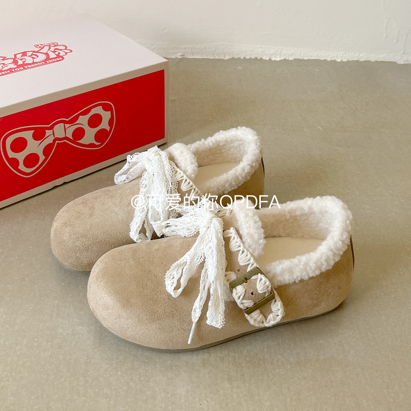 可爱的你厚底勃肯鞋子女2025新款爆款冬季保暖加绒二棉女鞋穆勒鞋,淘宝优惠券,粉丝福利购,淘宝优惠卷