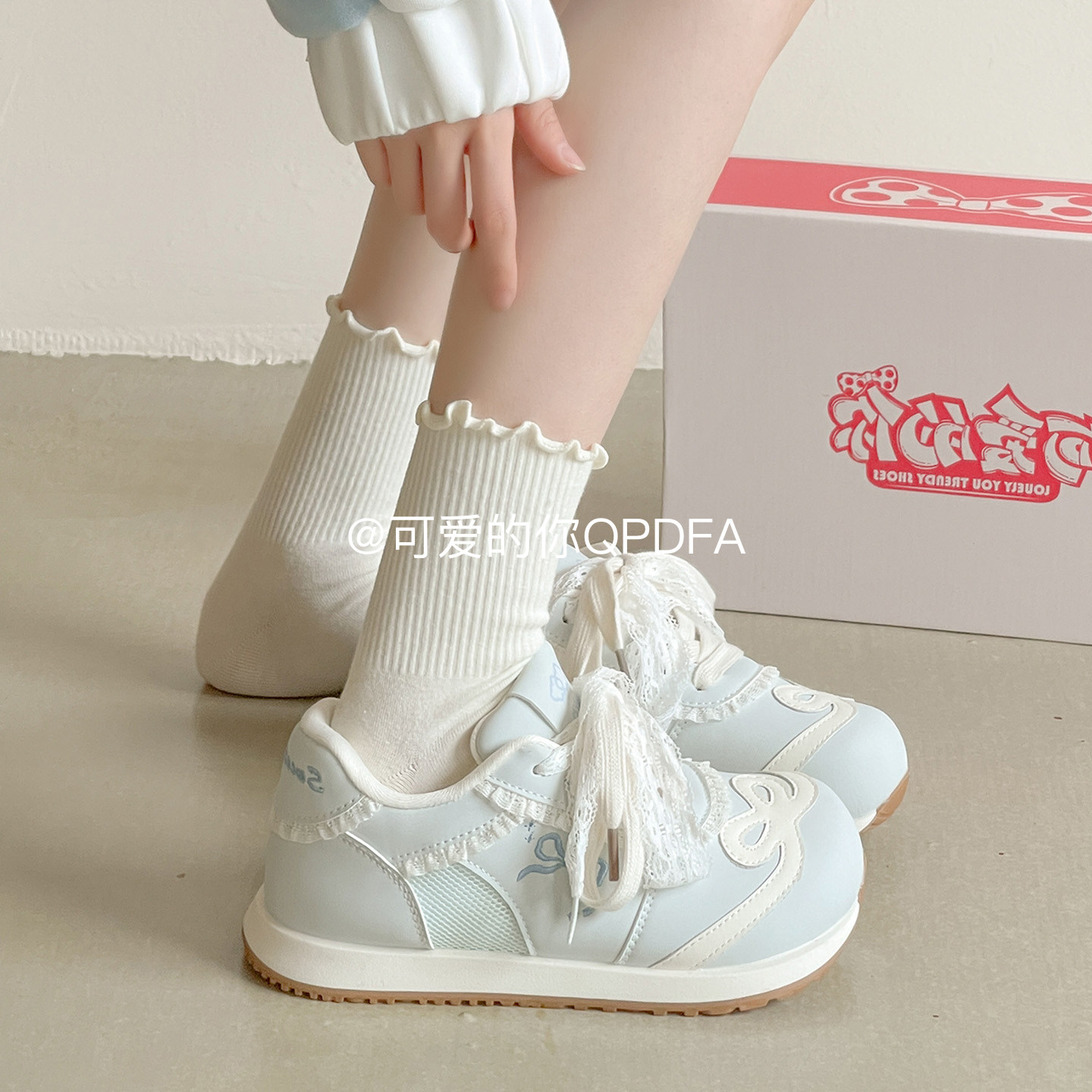 可爱的你厚底阿甘鞋子女2026新款爆款春百搭小白鞋板鞋运动休闲鞋,淘宝优惠券,粉丝福利购,淘宝优惠卷