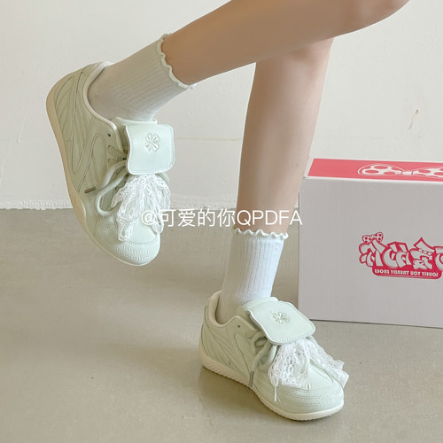 可爱的你 阿甘德训鞋子女2026新款厚底板鞋ins潮百搭小众小白鞋 - 图1