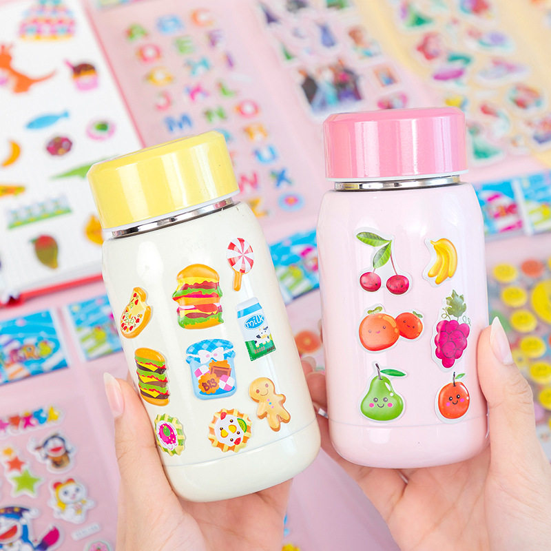 Children's cartoon stickers 3D bubble cute kindergarten early education reward boy baby girl sticker