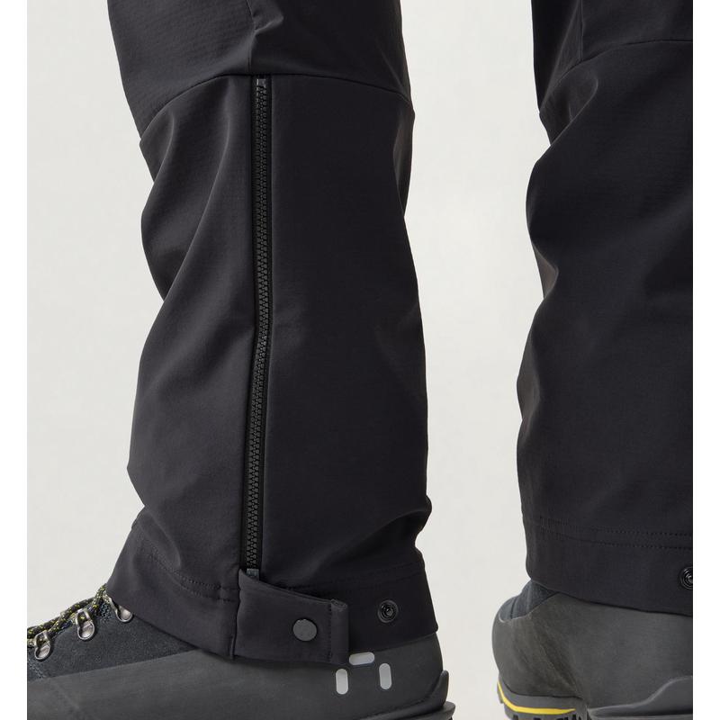 HAGLOFS女士软壳裤防风防水耐磨户外裤高腰长裤登山裤 - 图0