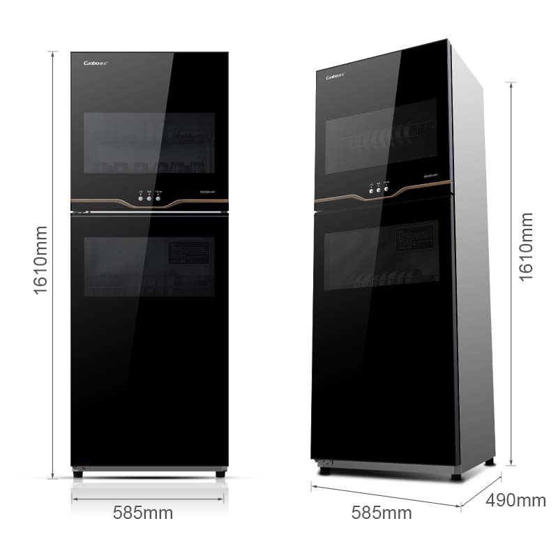 康宝消毒柜家用小型立式双门厨房商用大容量餐具消毒碗柜线下同款-图2