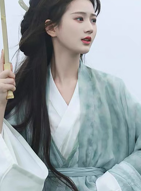 服装中式风v领假领子女
