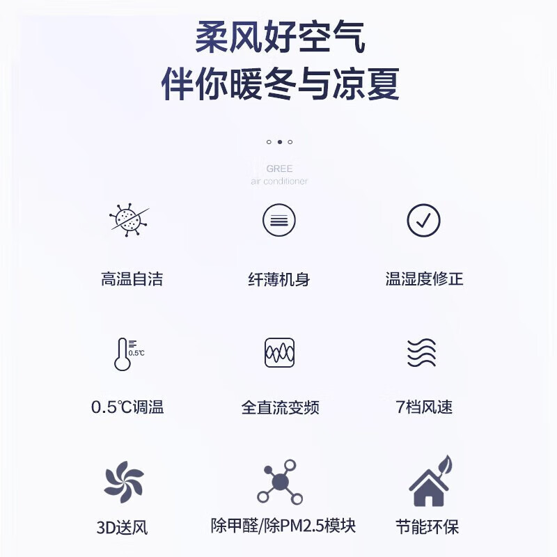 Gree central air conditioner new level of energy efficiency 3 HP