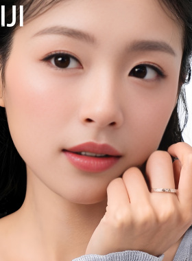 奇迹蝶焰之契情侣戒夜光999纯银