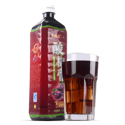 珍琪美酸梅膏浓缩汁1.5千克，酸梅汤原料 酸酸甜甜 即冲即饮 - 图0
