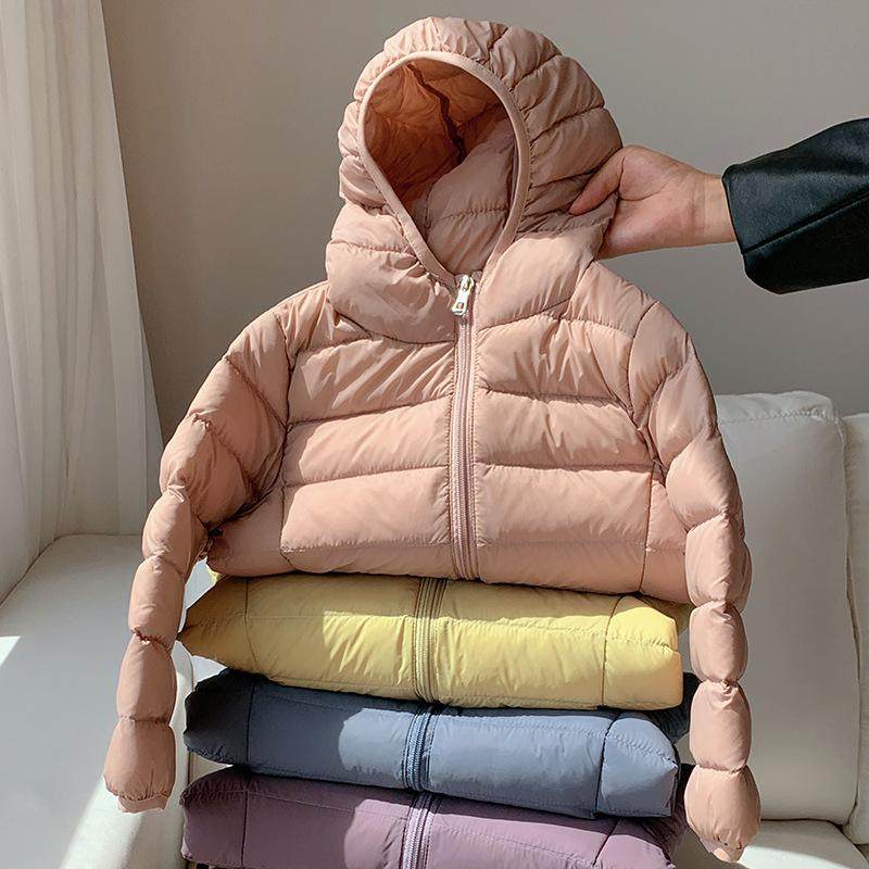 儿童羽绒服2025新款童装时尚男女童短款90白鸭绒轻薄保暖外套上衣,淘宝优惠券,粉丝福利购,淘宝优惠卷
