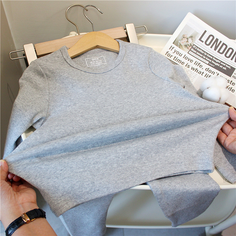 宝宝秋衣秋裤儿童内衣套装纯棉春秋男童女童保暖睡衣纯色3-4-5岁6,淘宝优惠券,粉丝福利购,淘宝优惠卷