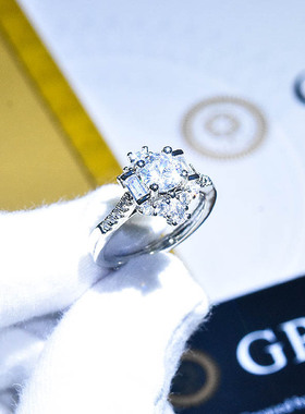 抖音直播创意几何形状微镶满锆石