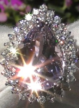 youngwish欧美新款水滴梨形闪钻