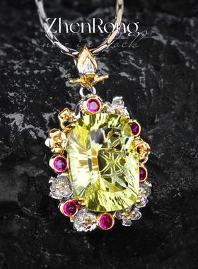 意大利织纹雕金高级珠宝项链