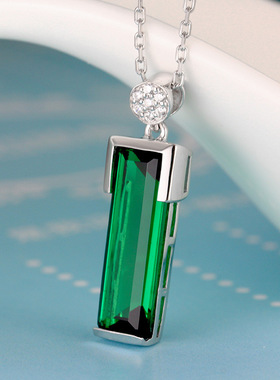 吊坠young银彩宝碧玺镀18K金项