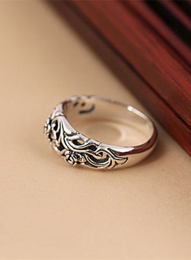 热卖黑玫瑰欧美风求婚手饰品泰银