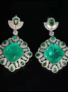 抖音直播高定珠宝设计祖母绿切工