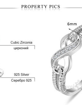 镶钻亚马逊欧美风女士订婚戒指