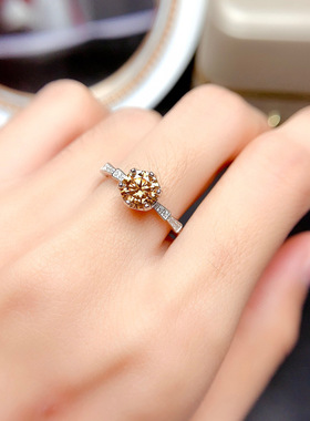 直播同款八心八箭高碳Young钻戒