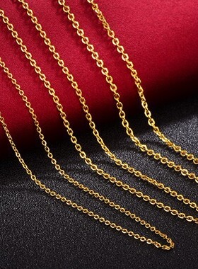 18寸韩版项链O字链银玫瑰