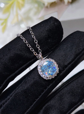 轻奢珠宝设计师仿真糖豆项链超闪