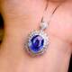 Sri Lankan Cornflower Sapphire Ring Jewelry