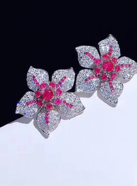 young高级珠宝定制女立体花瓣
