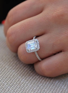 youngwish热卖新款仿真钻石戒指