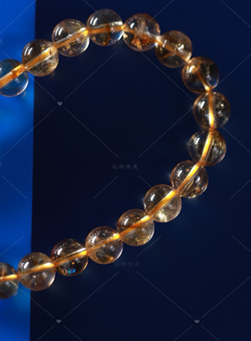 【壮的响亮】盈彩福泽黄水晶流苏手链手串