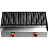 Золотая хрустящая на гриле кишечная колбаса хот -дог Коммерческий чистый красный качели газовый газовый газовый крахмал кишечный киоск для киоска