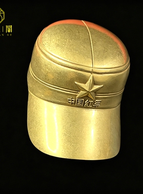 黄铜复古精雕铜帽红色文件装饰