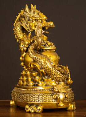 黄铜祝福中式客厅摆件