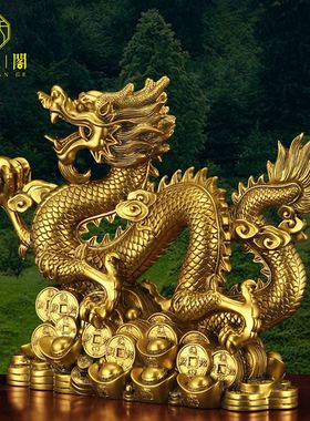 树脂祝福中式客厅招财进宝摆件