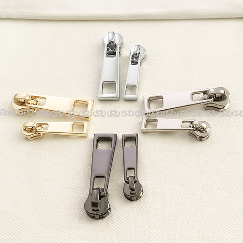 厂家直销 3号5号金属拉链头 高档箱包拉链配件 拉片拉手可定制 - 图1