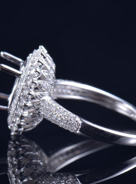 Fay Jewelry 个性定制钻石戒指空托（925银/10K/14K/18K/PT950）