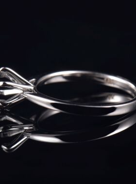 Fay Jewelry 个性定制钻石戒指空托（925银/10K/14K/18K/PT950）