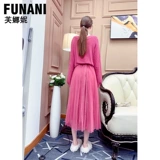 芙娜妮 Осенний трикотажный свитер, платье, комплект, 2021 года