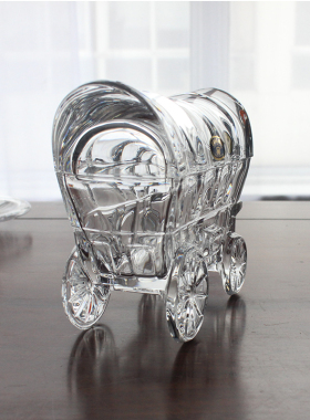 马车BOHEMIA水晶摆件首饰盒