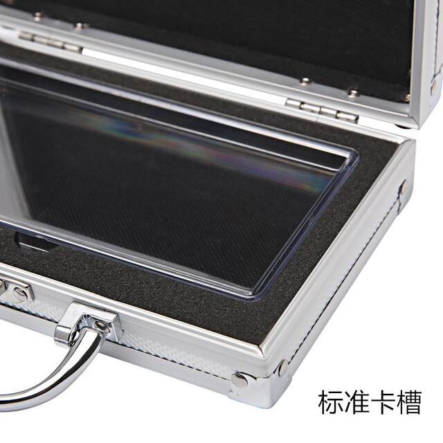 2026 Zodiac Year of the Horse commemorative banknote collection box 100 banknotes aluminum alloy protective box foreign banknotes transparent display 20 yuan collection box whole knife shell storage box coin collection suitcase