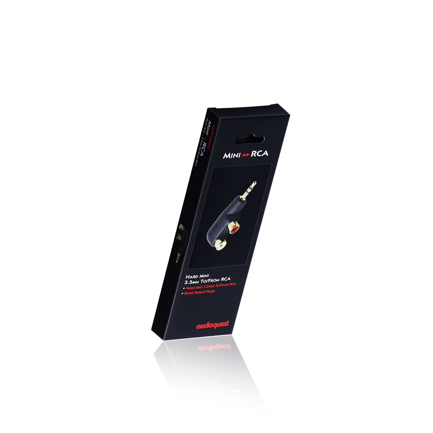 美国Audioquest线圣 3.5mm三节转双RCA 莲花转换插 转接头 适配器 - 图1