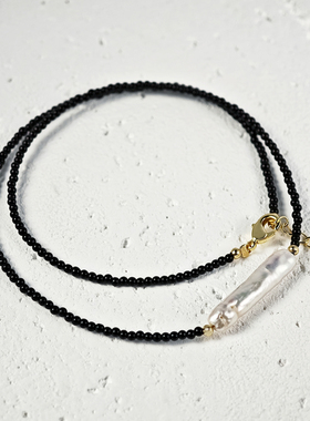 TO TO FIND 天然巴洛克珍珠项链时尚简约叠戴锁骨链