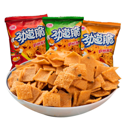 劲道脆庐州米片扬州怀旧零食小吃休闲食品小米整箱锅巴小包装香酥 - 图3