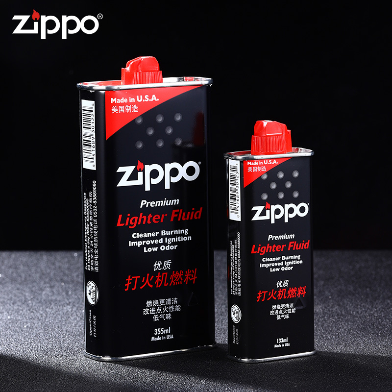美国正版zippo打火机油官方正品配件芝宝专用大瓶煤油火石棉芯-图2